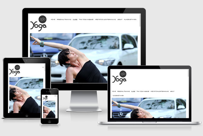 Responsive Webdesign Stuttgart Yoga Studio